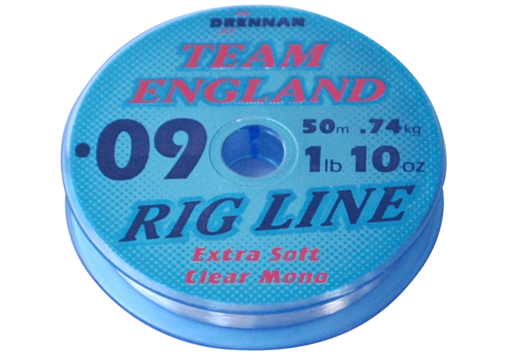 Drennan Team England Rig Line Extra Soft Clear Mono Line Free P&P 
