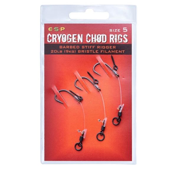 ESP Cryogen Chod Rig With Bait Screw Barbed OR Barbless - Tackle Up