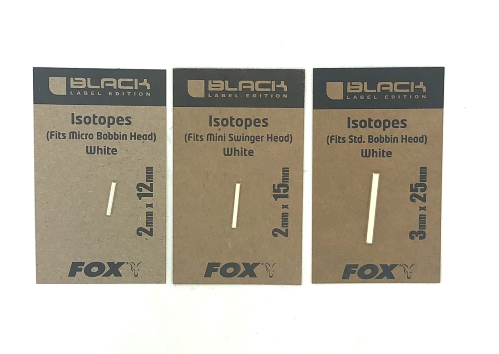 Fox Black Label Isotopes White 2mm x 15mm
