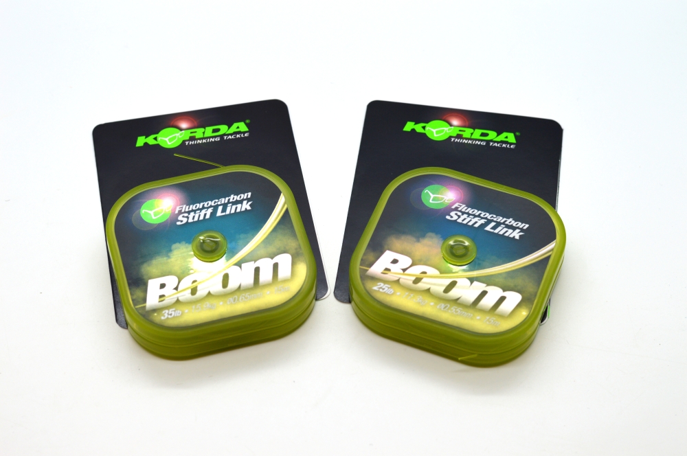 All Breaking Strains Available Brand New Korda Boom Fluorocarbon Stiff Link 