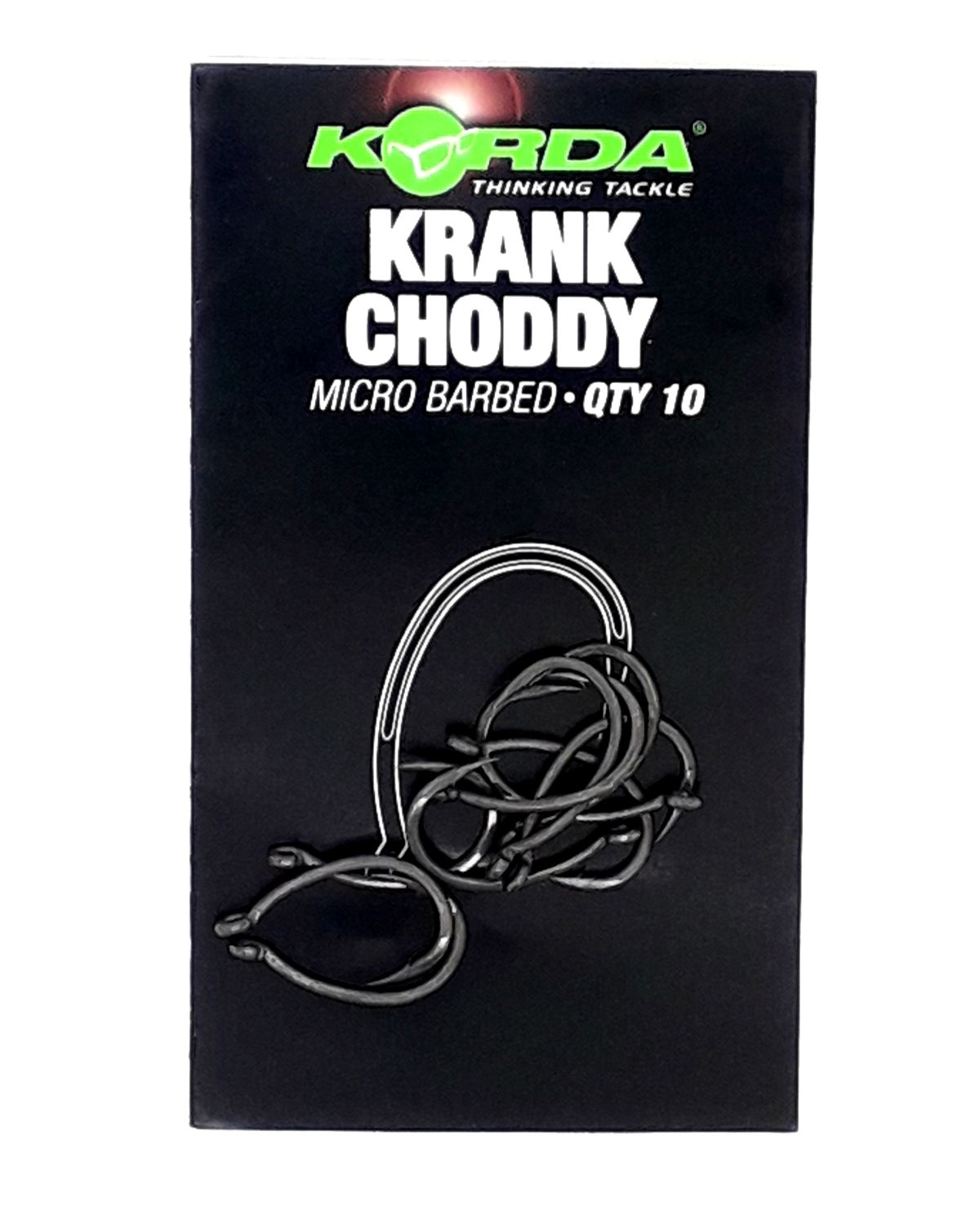 Korda Krank Micro-Barbed Choddy Hooks For Carp Fishing : 8 - Tackle Up